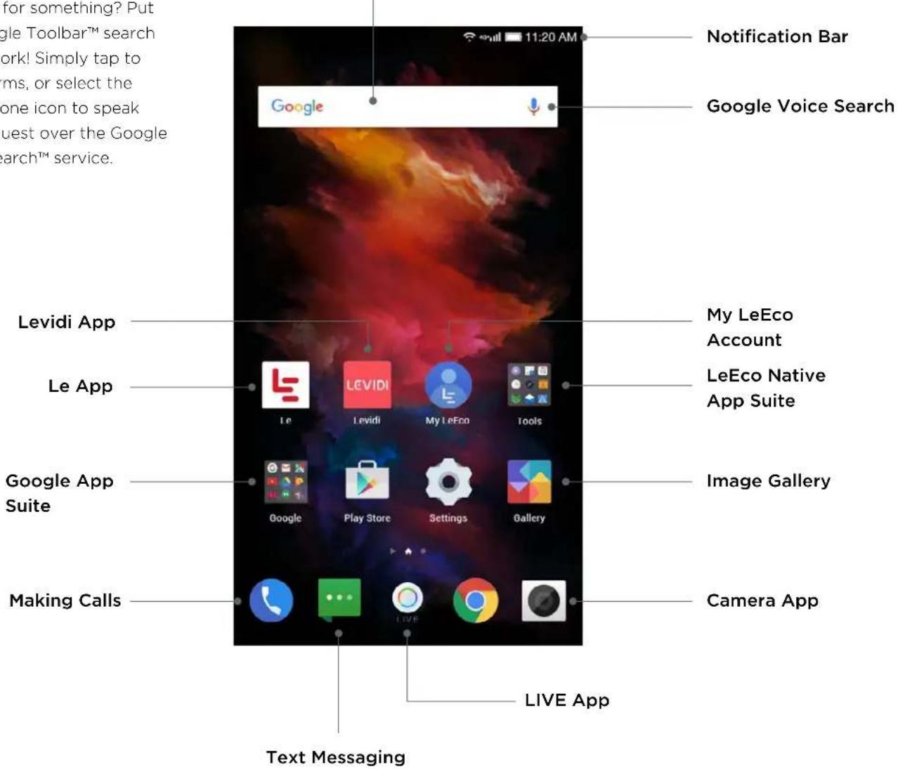 LeEco Le S3 - Fast search results - 1