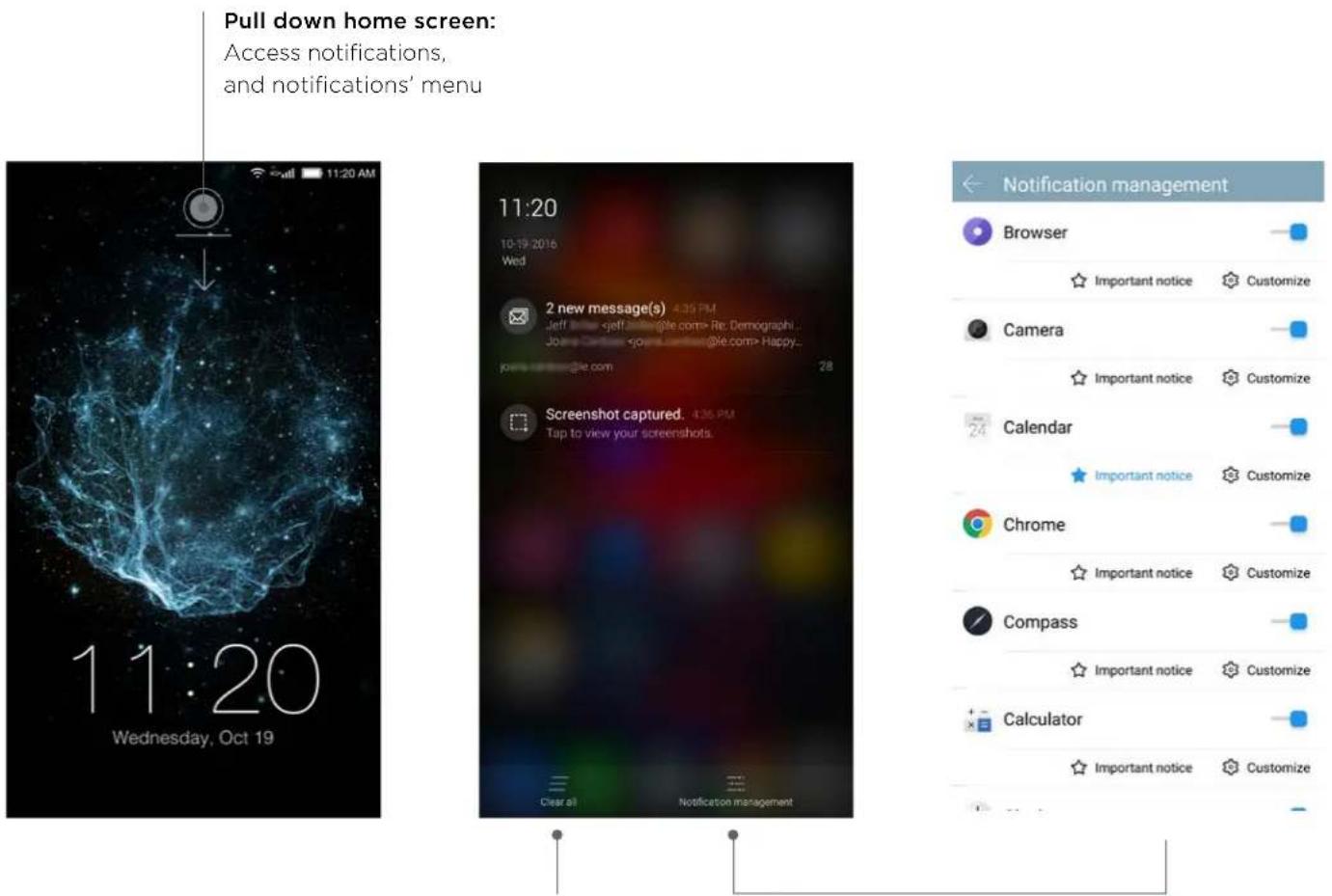 LeEco Le Pro 3 - Notification Panel & Notification Management - 1