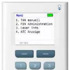 OneSpan Digipass 882 ChipTAN QR - Funktionen über Menü - 1