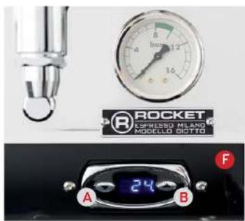 Rocket Appartamento - EINSTELLUNG DER BRÜHGRUPPENTEMPERATUR - 1