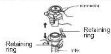 Skyworth F751202ND - The connection of inlet pipes and taps - 1