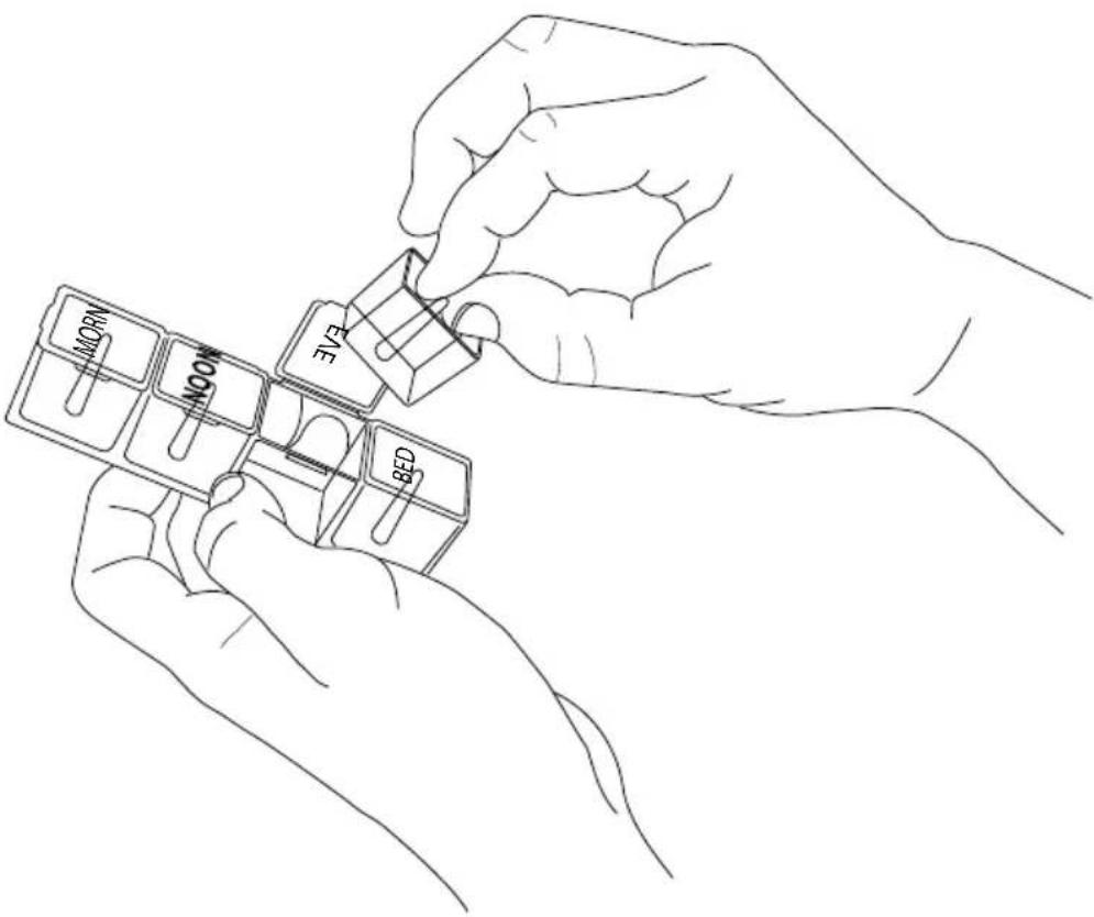 MedFolio Cellular Pillbox - ACCESS BASKETS - 1