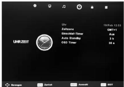 Colibri 5122 - MENÜ UHRZEIT (DATUM&UHRZEIT) - 1