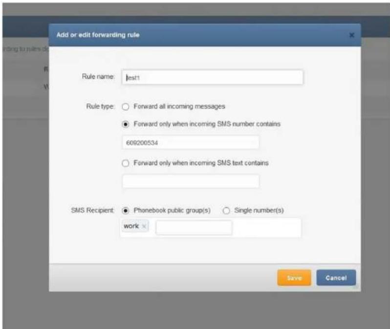 SMSEagle NXS-9750 3G - Screenshot from plugin window - 1