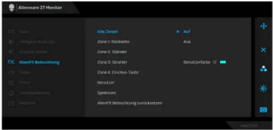 ALIENWARE AW2721D - Zone 4: Ein/Aus-Taste - 1
