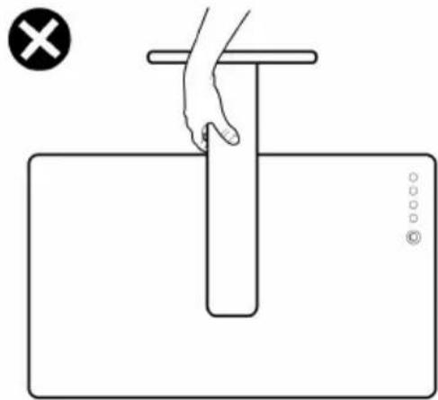 ALIENWARE AW2721D - Handhabung und Bewegung Ihres Monitors - 3