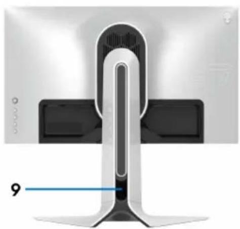 ALIENWARE AW2721D - Rückseite - 2