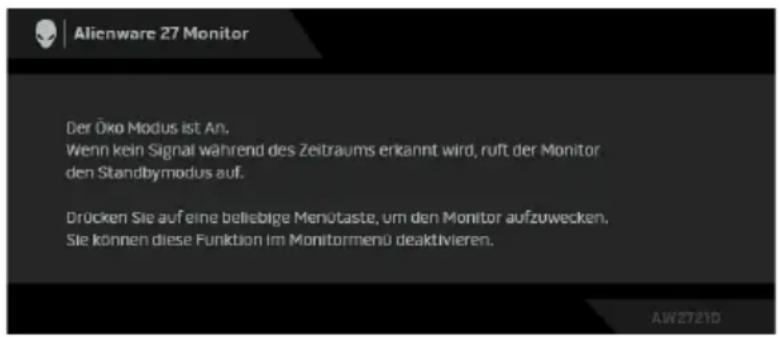 ALIENWARE AW2721D - Selbsttest - 2
