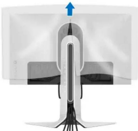 ALIENWARE AW2721D - Ständer anbringen - 11