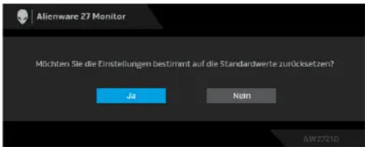 ALIENWARE AW2721D - OSD-Warnmeldung - 5