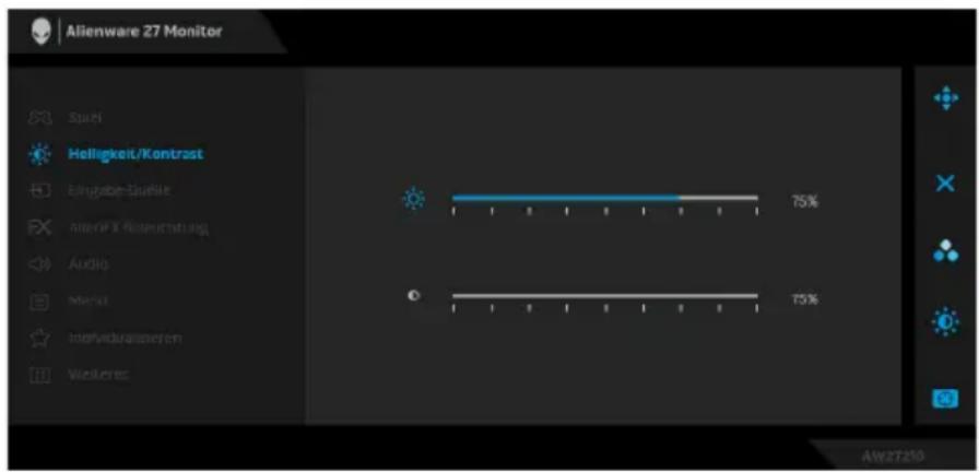 ALIENWARE AW2721D - Helligkeit/ Kontrast - 1