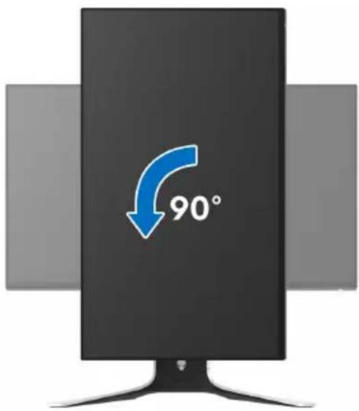 ALIENWARE AW2721D - Entgegen dem Uhrzeigersinn drehen - 1