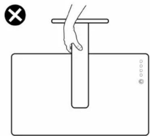 ALIENWARE AW3821DW - Handhabung und Bewegung Ihres Monitors - 3