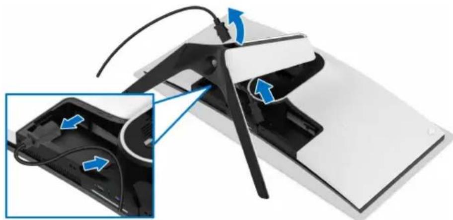 ALIENWARE AW3821DW - Entfernen des Monitorständers - 4