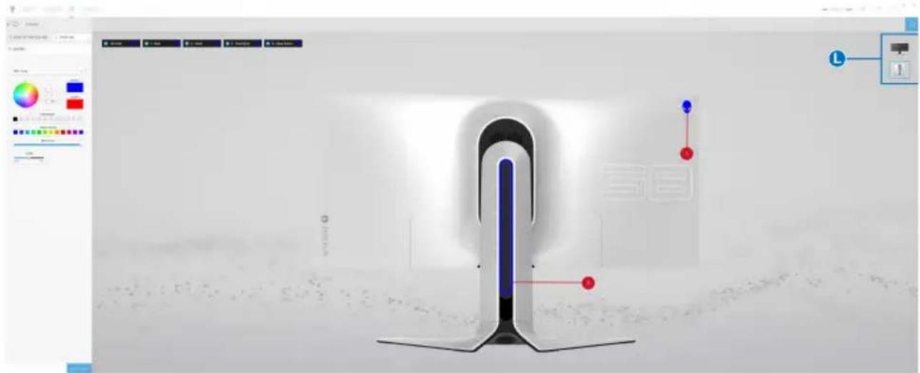 ALIENWARE AW3821DW - Nr. Funktionen Beschreibungen - 2