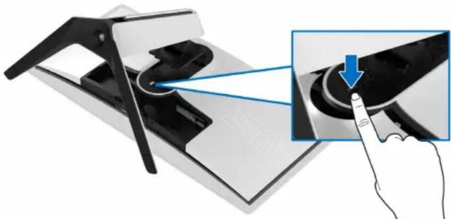 ALIENWARE AW3821DW - Entfernen des Monitorständers - 5