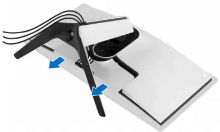 ALIENWARE AW3821DW - Entfernen des Monitorständers - 3