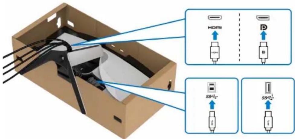 ALIENWARE AW3821DW - HINWEIS: Die USB 3.2 Gen1 (5 Gbps) Kabel werden nicht mit Ihrem Monitor geliefert und sind separat erhältlich. - 1