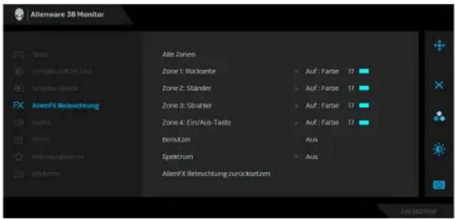 ALIENWARE AW3821DW - AlienFX Beleuchtung - 1