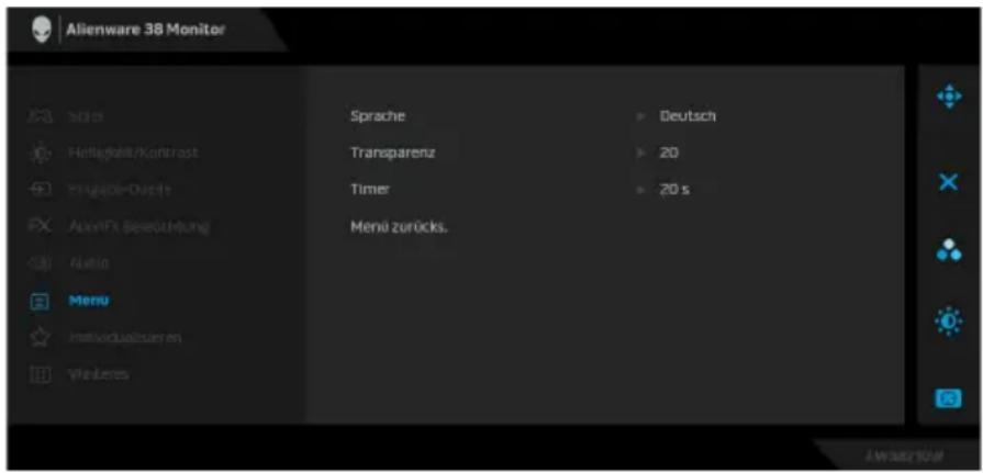 ALIENWARE AW3821DW - Zone 4: Ein-/Aus-Taste - 7