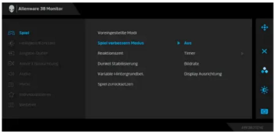 ALIENWARE AW3821DW - Spiel verbessern Modus - 1