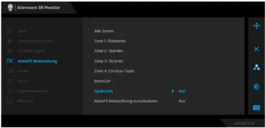 ALIENWARE AW3821DW - Zone 4: Ein-/Aus-Taste - 3