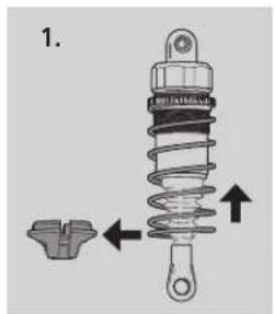 Losi LMT - SHOCK DISASSEMBLY/CLEANING - 1