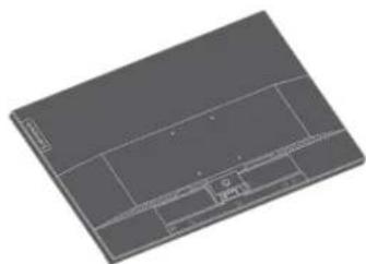 LENOVO L28u-30 - Monitorbasis und Ständer abnehmen - 3