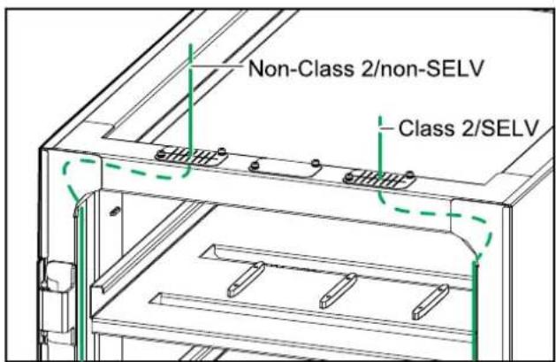 APC GVSMODBC9 - Vorbereiten des modularen Batterieschranks 1 für Signalkabel - 2