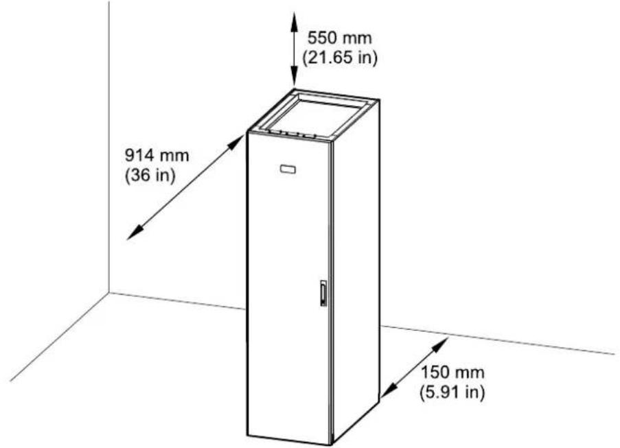 550 mm (21.65 in) 914 mm (36 in) 150 mm (5.91 in)