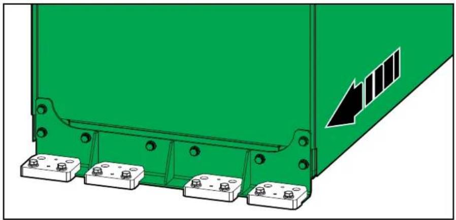 APC GVSMODBC9 - Installieren der erdbebensicheren Verankerung (Option) - 8