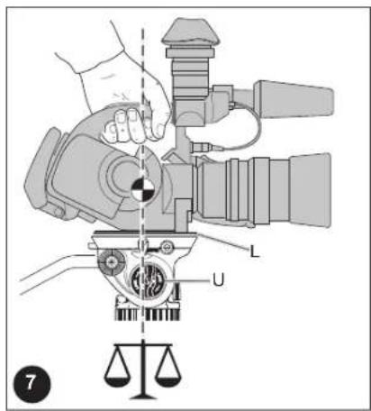 Diagram illustrating a mechanical device with labeled parts including lever, scale, and adjustment mechanism