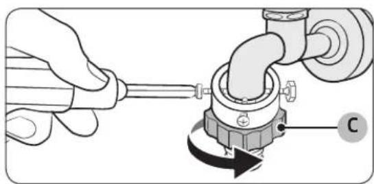SAMSUNG WW80T656ALE - Anschluss an einen Wasserhahn ohne Gewinde - 4