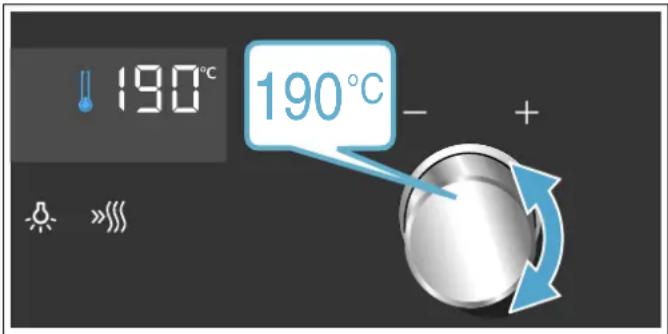 SIEMENS MKP3KB61 - Heizart und Temperatur einstellen - 2