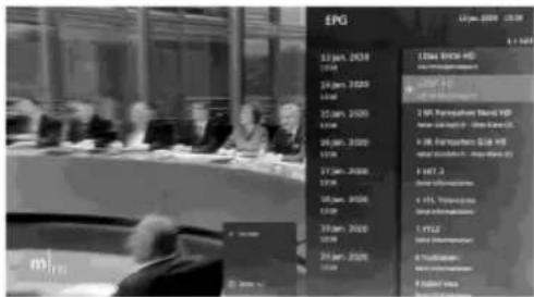XORO HTL 2276 - EPG (Elektronischer Programmführer) - 1