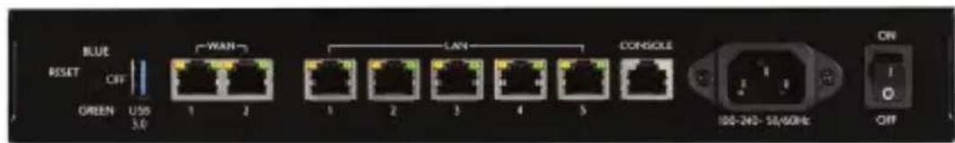 Luxul Epic 5 ABR-5000 - Back Panel - 1