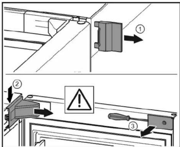 LIEBHERR CNef 4735-21 - Reversing the door - 1
