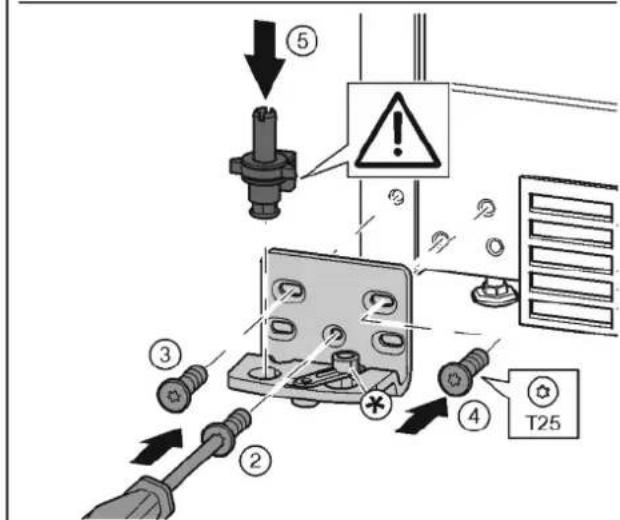 LIEBHERR CNef 4735-21 - Moving the lower bearing parts to the other side - 4
