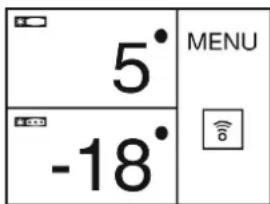 LIEBHERR CNef 4735-21 - Showing the WiFi status on the Home screen - 1