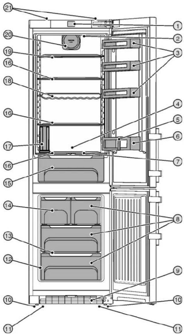 LIEBHERR CNef 3735-21 - Geräte- und Ausstattungsübersicht - 1
