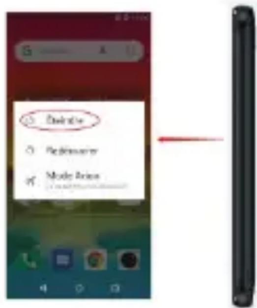 LOGICOM Le Hola FR - Switching the Smartphone on and off - 1