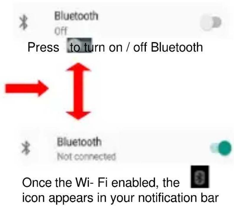 LOGICOM Le Hola FR - Enable / Disable Bluetooth connection - 2