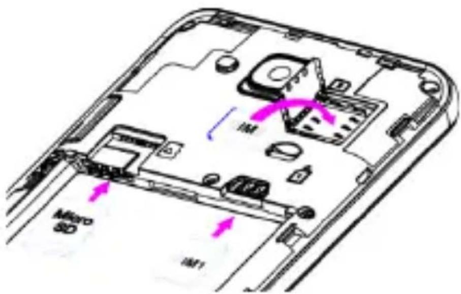 LOGICOM Le Hola FR - Inserting a SIM card - 1