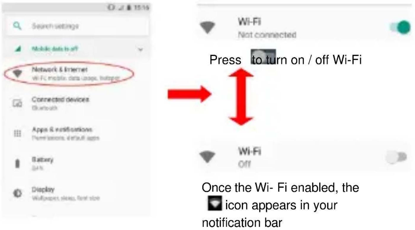 LOGICOM Le Hola FR - Enable / Disable the Wi-Fi connection - 2