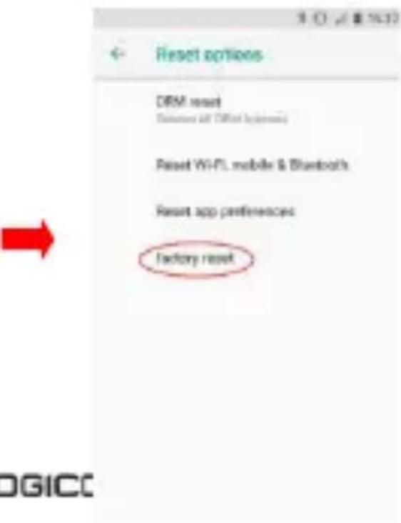 LOGICOM Le Hola FR - Reset the device by setting menu : - 5