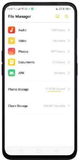 Realme C2 - File classification - 1