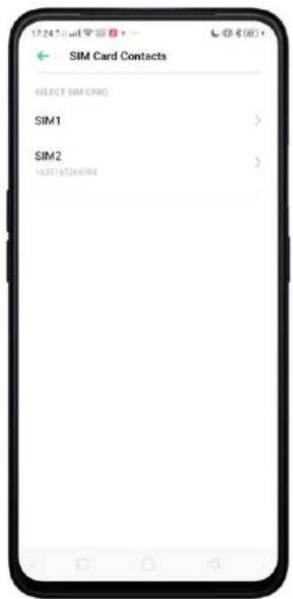 Realme C2 - 7.6.4.SIM Contacts - 1
