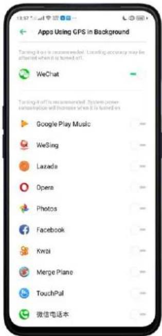 Realme C2 - Location Service - 2