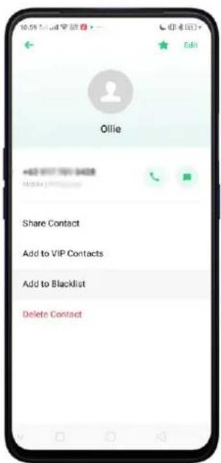 Realme C2 - Block unwanted calls and messages - 5
