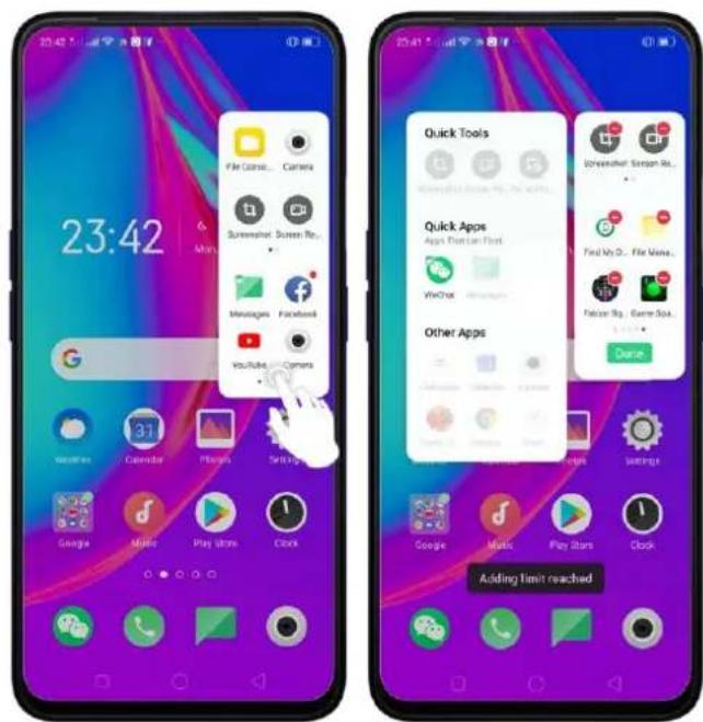 Realme C2 - Managing Smart Sidebar - 1